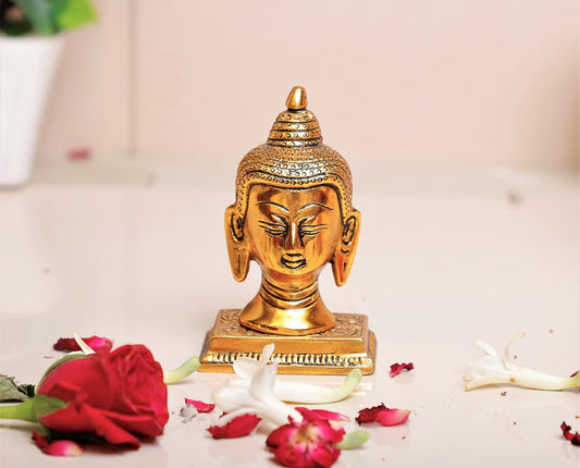 Lord Gautam Buddha MetCHANDNI COLLECTION Buddha Murti Religious Idol for Home Office Decoration & Pooja Gifting Purpose Sculpture