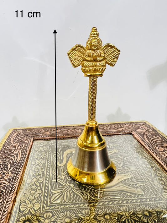 Chandni Collection Sheshanag Brass Pooja Ghanti Pooja, Religious Item, Brass Bell Pooja Bell