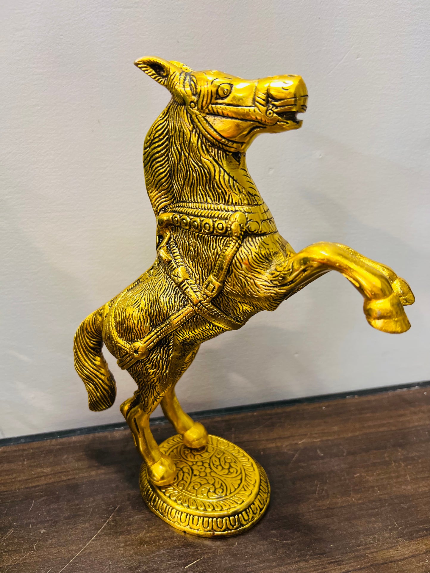 CHANDNI COLLECTION Horse Statue for Wealth, Income, Shining and Bright Future Decorative Showpiece