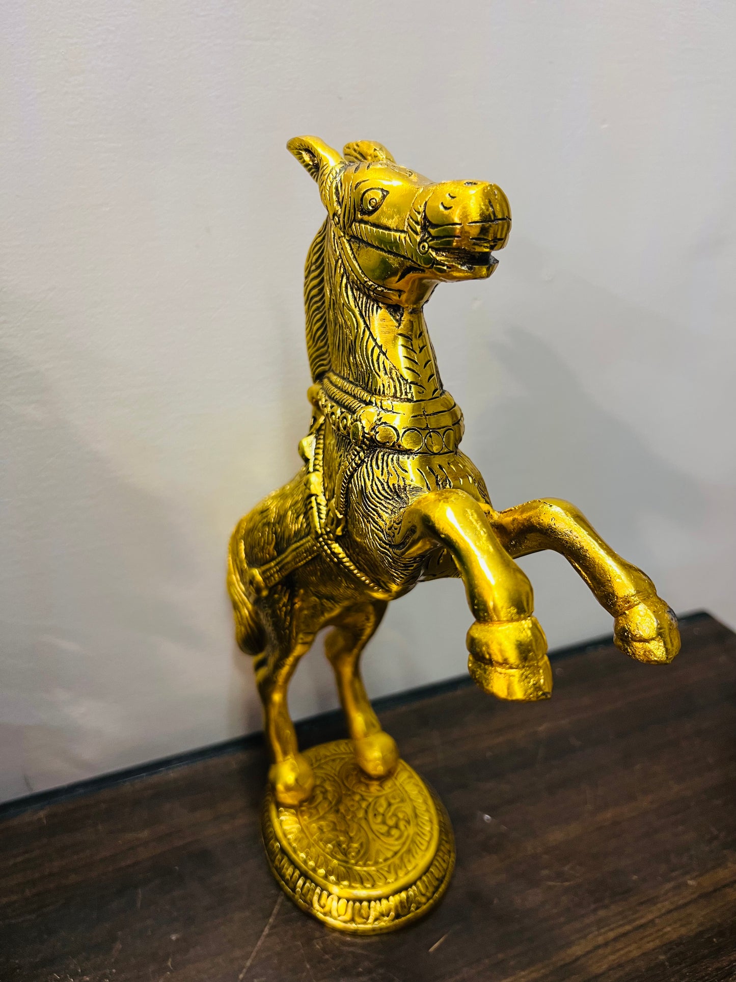 CHANDNI COLLECTION Horse Statue for Wealth, Income, Shining and Bright Future Decorative Showpiece